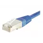 EXERTIS CONNECT Cat.5e F/UTP Patchkabel, RJ45, Blau, 0,3 m 857111