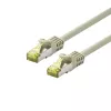 EXERTIS CONNECT Cat.6A S/FTP Patchkabel, 90 m, Grau, 10 Gbps, Slim Snagless Boot 857795