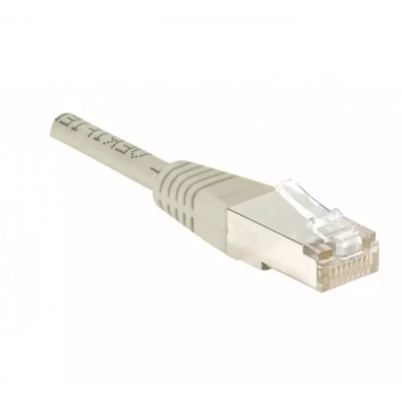 EXERTIS CONNECT Cat5e F/UTP Patchkabel, Grau, 0,15 m, Slim Snagless Boot 857800