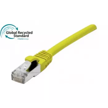 EXERTIS CONNECT RJ45 Patchkabel Cat. 6 F/UTP GRS-zertifiziert Gelb 5,0 m (854643)