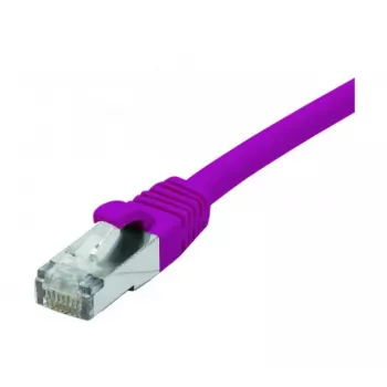 EXERTIS CONNECT Cat. 6 F/UTP Patchkabel, PoE, halogenfrei, violett, 1,0 m 854411
