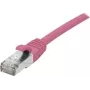 EXERTIS CONNECT Cat 6A S/FTP Patchkabel, Rosa, 0,15 m, Slim Bend Protection 854373
