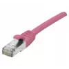 EXERTIS CONNECT Cat 6A S/FTP Patchkabel, Rosa, 0,15 m, Slim Bend Protection 854373