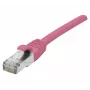 Exertis Connect 854385 Cat 6A S/FTP (PiMF) Patchkabel, 25 m, Pink, Slim Bend Protection