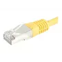 Exertis Connect 856831 Cat.6 S/FTP PiMF Patchkabel, 0,5 m, Gelb, Slim Bend Protection