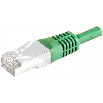 EXERTIS CONNECT Cat.6A S/FTP Patchkabel, 15 m, Grün 858353