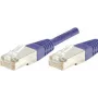 Exertis Connect 854450 Cat6 S/FTP Netzwerk-Patchkabel, Violett, 0,15 m