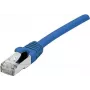 EXERTIS CONNECT Cat6 F/UTP PoE halogenfreies blaues Patchkabel, 25 m 854401