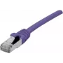 EXERTIS CONNECT CAT 6 F/UTP PoE halogenfreies Patchkabel, violett, 5,0 m 854414