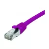 EXERTIS CONNECT Cat 6 F/UTP PoE halogenfreies Patchkabel, violett, 10 m 854415