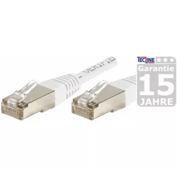 EXERTIS CONNECT Cat.6 S/FTP PiMF Patchkabel, Weiß, 15 m 856923