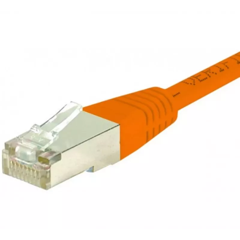 EXERTIS CONNECT CAT.6 S/FTP PiMF Patchkabel, 1,5 m, Orange 854468