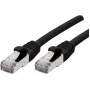 Exertis Connect 858484 Cat6a S/FTP Netzwerkkabel, 1 m, Schwarz