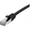 Exertis Connect 858484 Cat6a S/FTP Netzwerkkabel, 1 m, Schwarz