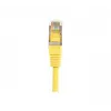 EXERTIS CONNECT Cat.6 F/UTP Patchkabel, Gelb, 1,5 m, Slim Snagless Boot 857930