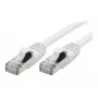 EXERTIS CONNECT S/FTP Cat 6A Patchkabel, Weiß, 1,0 m, Slim Snagless Boot 858500