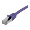 EXERTIS CONNECT Cat 6A S/FTP Patchkabel, Violett, 0,15 m 858513