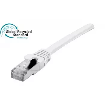 EXERTIS CONNECT Cat. 6A S/FTP Patchkabel, 10 m, Weiß 854562