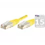 EXERTIS CONNECT CAT.6A S/FTP Patchkabel, 2m, Gelb, Slim Bend Protection 858333