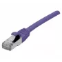 EXERTIS CONNECT Cat 6A S/FTP Patchkabel, Violett, 3,0 m, Slim Snagless Boot 858519
