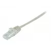 EXERTIS CONNECT Cat. 6A U/UTP Kupfer-Patchkabel, Grau, 0,5 m, PoE, Snagless 859450