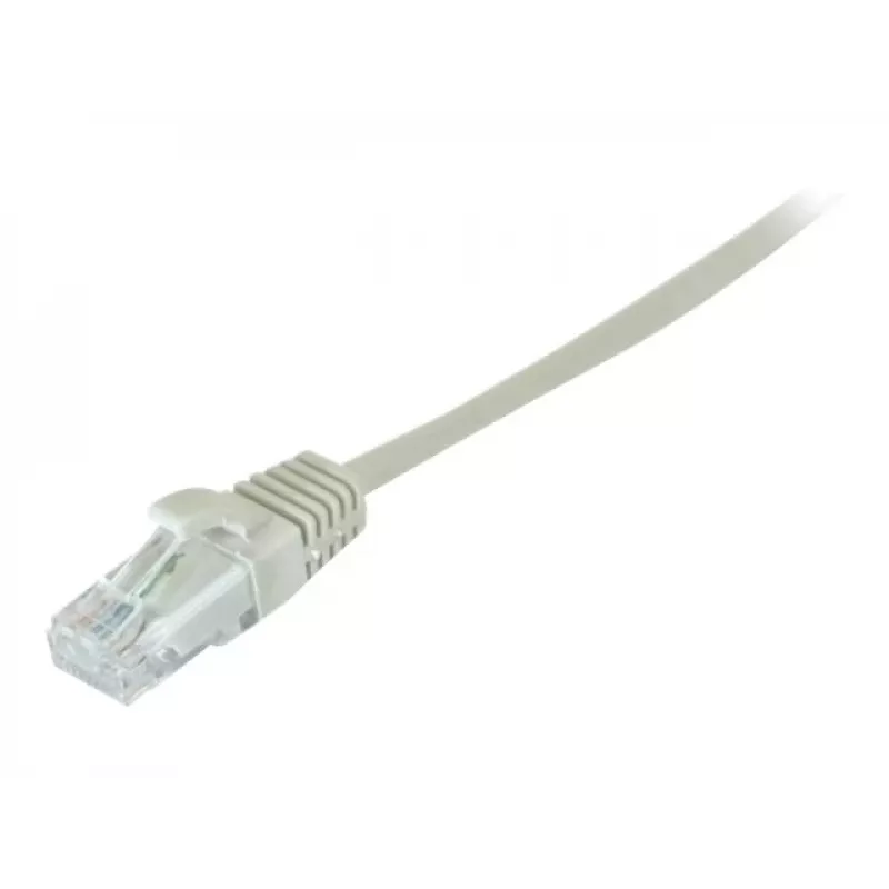 EXERTIS CONNECT Cat. 6A U/UTP Kupfer-Patchkabel, Grau, 0,5 m, PoE, Snagless 859450