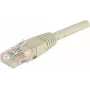 Exertis Connect Cat5e U/UTP RJ-45 Netzwerk-Patchkabel, 1m, Grau 857210