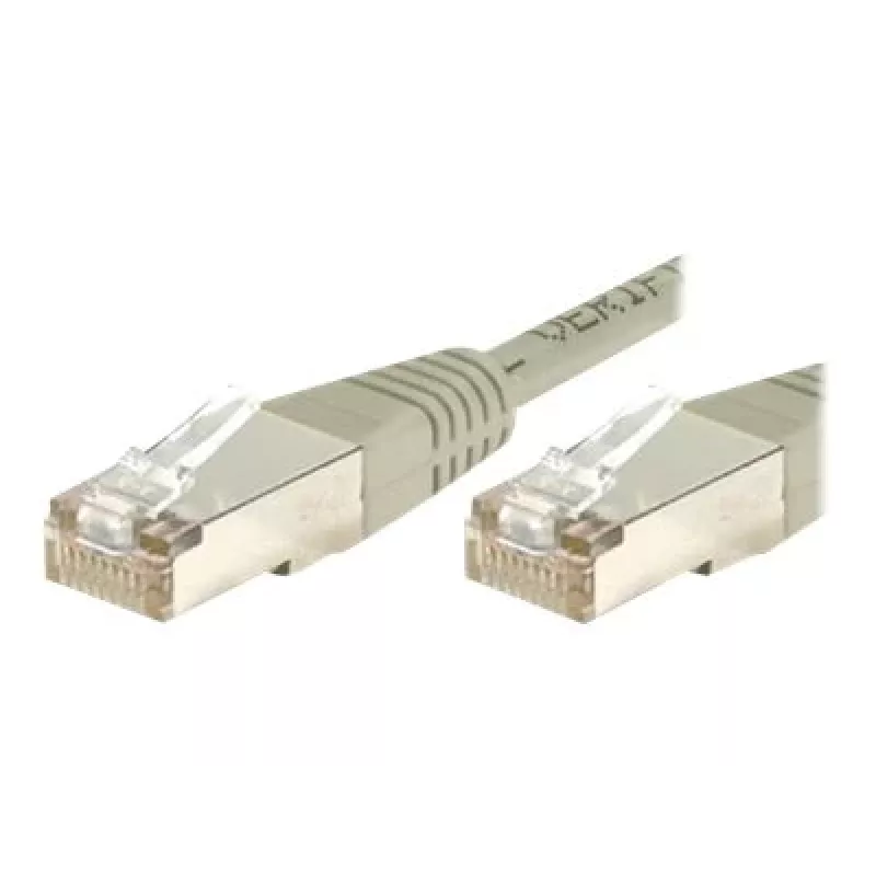 EXERTIS CONNECT Cat.6 F/UTP Ethernet Patchkabel, Grau, 1,5 m, Slim Bend Protection, Snagless, RJ45 857900