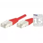 Exertis Connect 858310 Cat.6A S/FTP (PiMF) Class EA Patchkabel, 20 m, Rot, Slim Bend Protection