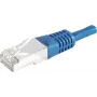 EXERTIS CONNECT Cat.6a F/UTP Patchkabel, 3m, Blau, 10 Gbps, Slim Bend Protection 859521