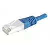 EXERTIS CONNECT Cat.6a F/UTP Patchkabel, 3m, Blau, 10 Gbps, Slim Bend Protection 859521