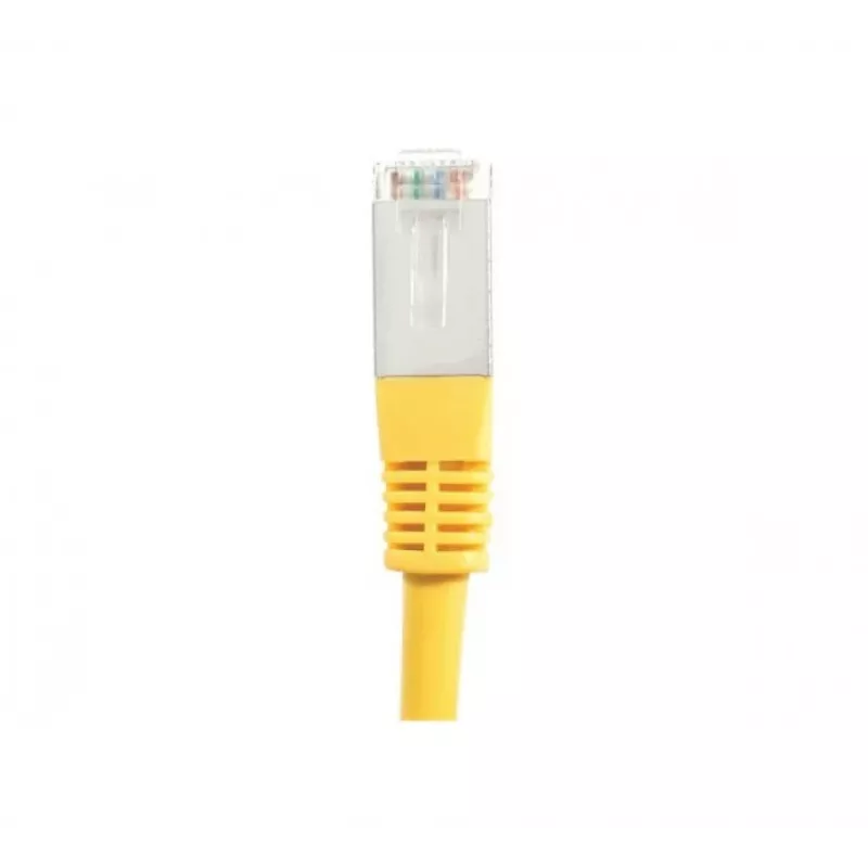 Exertis Connect 858330 Cat.6A S/FTP (PiMF) Class EA Patchkabel, 0,5 m, Gelb, Slim Bend Protection