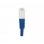 EXERTIS CONNECT CAT.6 S/FTP PiMF Patchkabel, RJ45, Blau, 0,15 m 856814