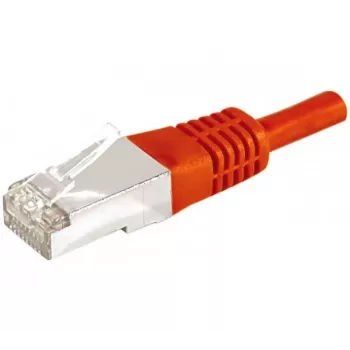 Exertis Connect 859533 Cat.6a F/UTP Patchkabel, 1 m, Rot, 10 Gbps, Slim Bend Protection