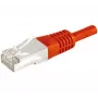 Exertis Connect 859533 Cat.6a F/UTP Patchkabel, 1 m, Rot, 10 Gbps, Slim Bend Protection