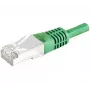 Exertis Connect 858351 Cat.6A S/FTP (PiMF) Class EA Patchkabel, 7,5 m, grün, schlanker Knickschutz