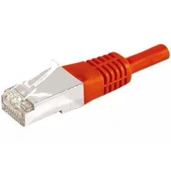 EXERTIS CONNECT Cat.6a F/UTP Patchkabel, Rot, 25 m, 10 Gigabit/s, Slim Strain Relief 859542