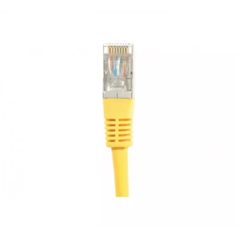 EXERTIS CONNECT 858339 Cat.6A S/FTP Patchkabel, 20 m, Gelb, Slim Boot