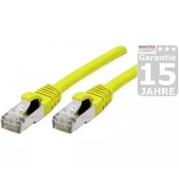 Exertis Connect 858420 Cat6a S/FTP Netzwerk-Patchkabel, 1 m, Gelb