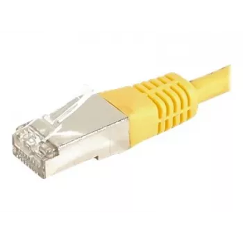EXERTIS CONNECT Cat.6a F/UTP Patchkabel, 1 m, Gelb, 10 Gbps 859563