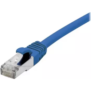 EXERTIS CONNECT Cat 6A S/FTP Patchkabel, Blau, 1,0 m, Slim Snagless Boot 858452
