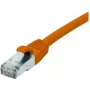 EXERTIS CONNECT 858530 Cat 6A S/FTP Patchkabel, 0,3 m, Orange, Slim Boot