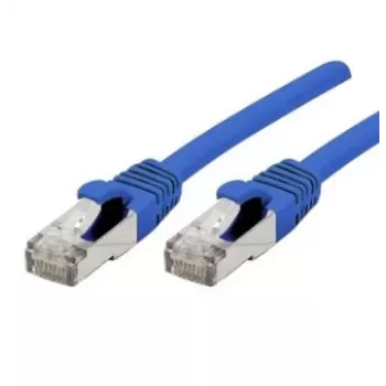 EXERTIS CONNECT Cat 6A S/FTP Patchkabel, 10m, Blau 858458