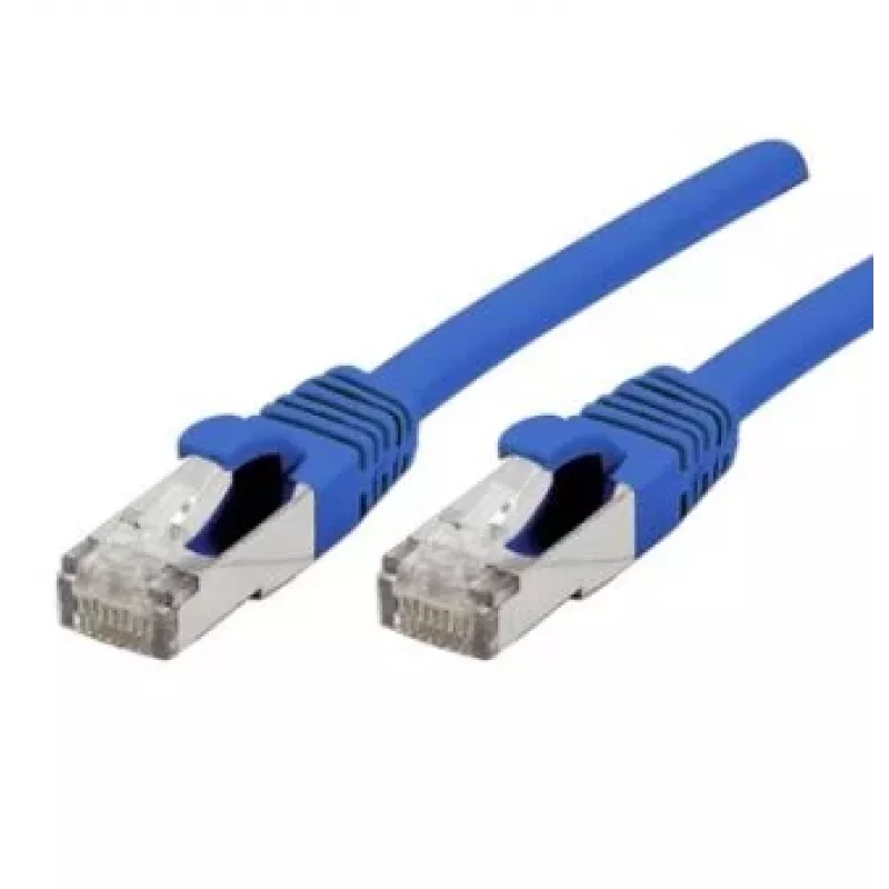 EXERTIS CONNECT Cat 6A S/FTP Patchkabel, 10m, Blau 858458