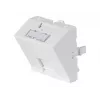 Dexlan Frontplatteneinsatz 45 x 45 mm für 1 Keystone-Modul, 30°, Signalweiß RAL 9003 (911712)