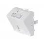 Dexlan Frontplatteneinsatz 45 x 45 mm für 1 Keystone-Modul, 30°, Signalweiß RAL 9003 (911712)