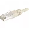 EXERTIS CONNECT Cat.6a F/UTP Patchkabel, 0,5m, Grau, 10 Gbps, Slim Bend Protection 859502