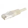 EXERTIS CONNECT Cat.6a F/UTP Patchkabel, Grau, 1,0 m, 10 Gbps, Slim Bend Protection 859503
