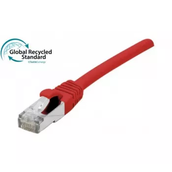 EXERTIS CONNECT Cat. 6 F/UTP RJ45 Patchkabel, 2 m, Rot, GRS-zertifiziert 854623