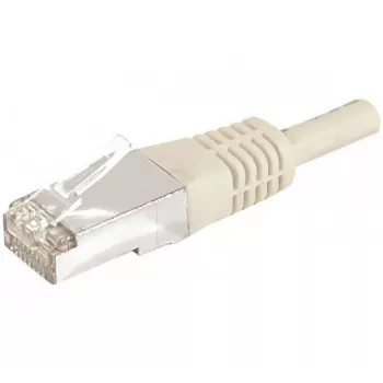 EXERTIS CONNECT Cat.6a F/UTP Patchkabel, 20 m, Grau, 10 Gbps, RJ45, Slim Bend Protection 859511